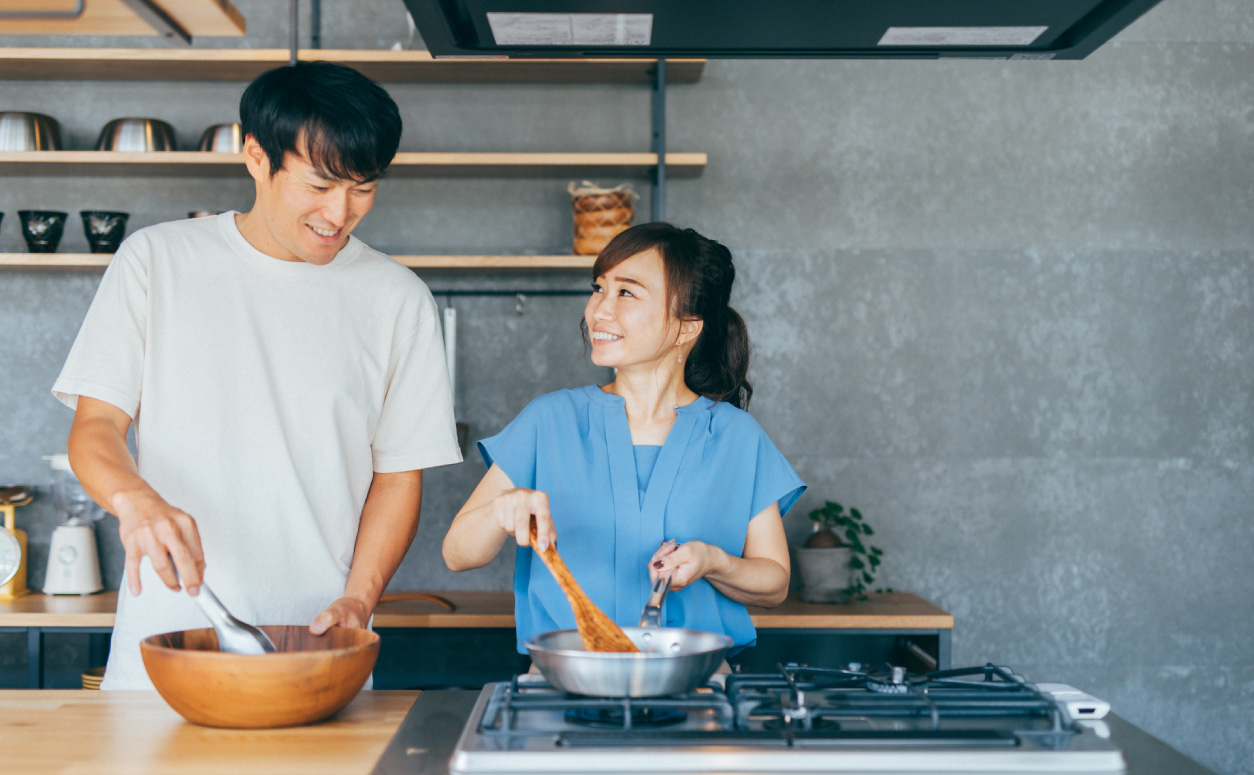共働き世帯におすすめのキッチンの機能と家事動線